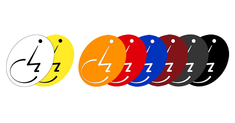 Aufkleber Roolisymbol in verschiedenen Farben