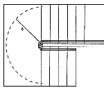 Fahrschiene innen 180°