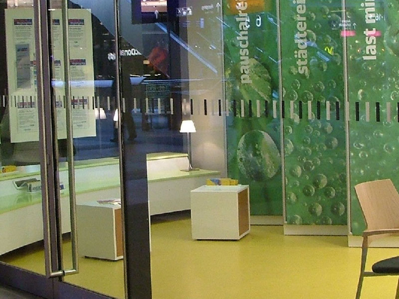 Sehr gute hell-dunkle Glasflächenmarkierung (FR)