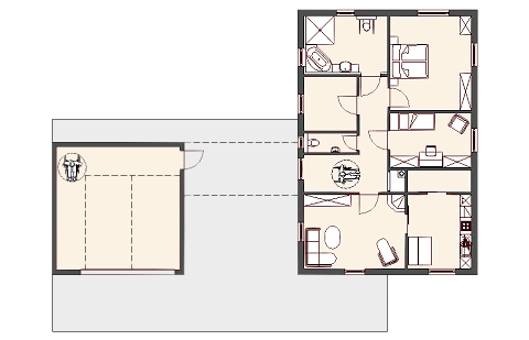 Grundriss Bungalow