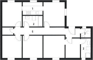 Wohnungsgrundriss Wohnungsgrundriss