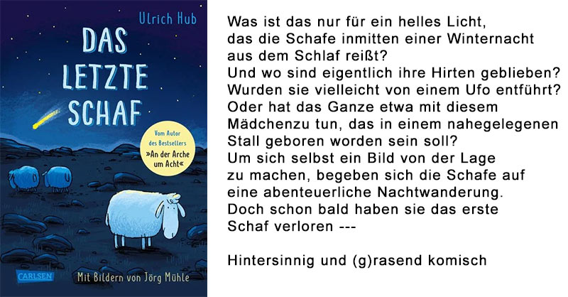 BuchtitelDas letzte Schsf von Ulrich Hub (Autor), Jörg Mühle (Illustrator)