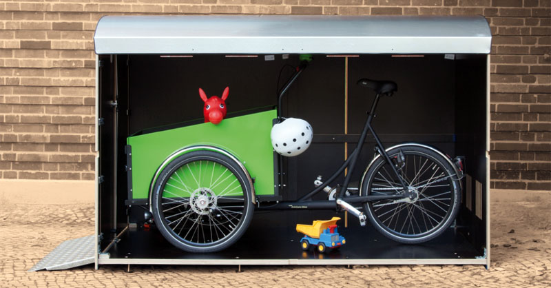 Fahrradbox für Lastenrad