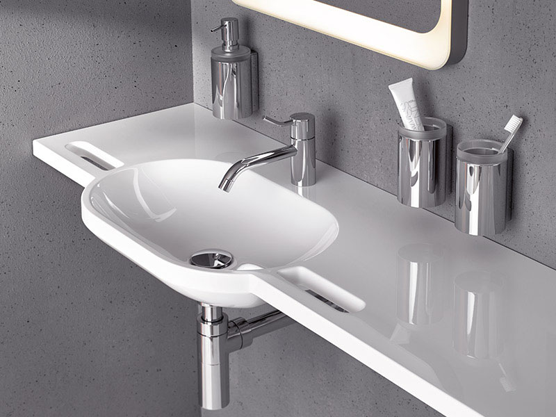 Unterfahrbarer Waschtisch