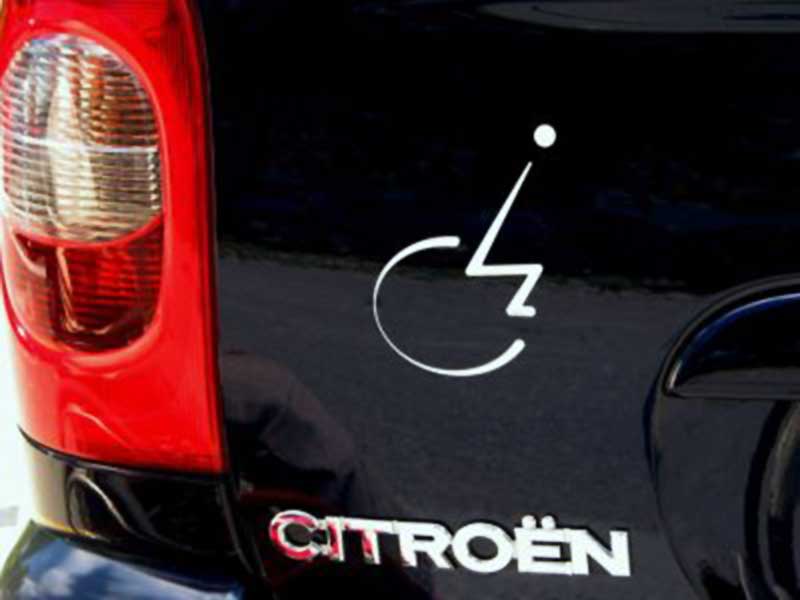 Rollstuhlfahrersymbol